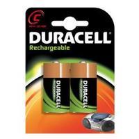 Duracell Rechargeable HR14 2200 mAh C Batteries - 2-Pack