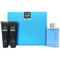 dunhill desire blue gift set 100ml edt 90ml shower gel 90ml aftershave ...