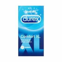 Durex Comfort XL Extra Large Condoms 12s