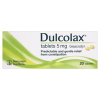 Dulcolax Bisacodyl Tablets 5mg 20 Tablets