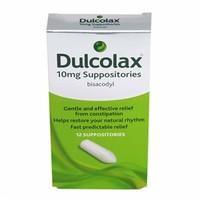 dulcolax suppositories 10mg 12 suppositories