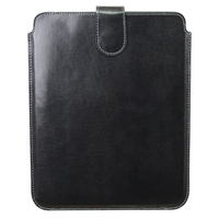 Dulwich Designs Black Leather Heritage iPad Case