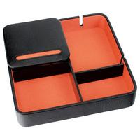 Dulwich Designs Black with Orange Eclipse Valet Tray