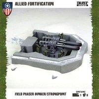 Dust Tactics Model Kit - Field Phaser Bunker Strongpoint - Dt073 - New