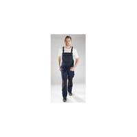 Dungarees with Cordura Knee Reinforcement, colour blue / black, size 32