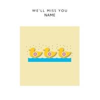 Ducky | Personalised Leaving Card