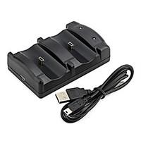 dual usb charging dock for ps3 wireless controller black