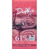 Duffy\'s, Honduras Mayan Red, 61% milk chocolate bar