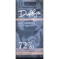 Duffy\'s, Nicaragua Nicaliso 72% dark chocolate bar