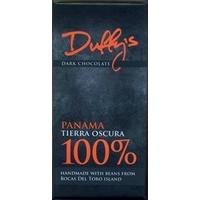 duffys panama tierra oscura 100 dark chocolate bar