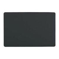 durable 40x53mm desk mat with contoured edge black