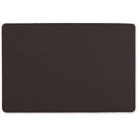 durable 52x65cm desk mat with contoured edges black