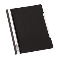 durable clear view a4 pvc folder black 1 x pack 50 folders