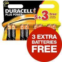 duracell plus power aa alkaline battery pack of 5