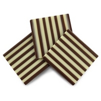 Duo chocolate panel decorations - Box of 10