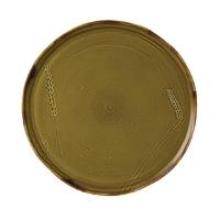 Dudson Harvest Flat Plate Green 320mm Pack of 6