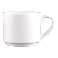 dudson twist teacup white 200ml pack of 36