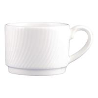 Dudson Twist Espresso Cup White 90ml Pack of 36