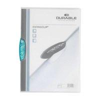 Durable Swingclip (A4) Clip Folder Capacity 30 Sheets (Light Blue) - 1 x Pack of 25 Folders