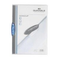 Durable Swingclip (A4) Crystal Folder Capacity 30 Sheets (Blue) - 1 x Pack of 25 Folders