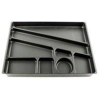 durable catch all plastic drawer insert black