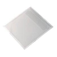 Durable Self-Adhesive CD/DVD Pocket with Closing Flap 1 x Pack of 100 Pockets