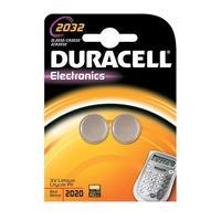 Duracell DL2032 Battery Lithium for Camera Calculator or Pager 3V (1 x Pack of 2)