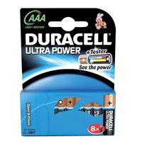 Duracell (AAA) Ultra MN2400 Battery Alkaline 1.5V (Pack 8)