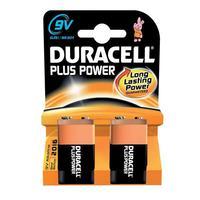 Duracell Plus Battery 9V Pack of 2 81275459