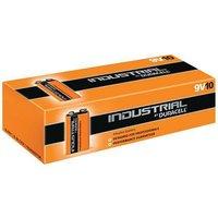 duracell industrial battery alkaline 9v ref 81451922 pack 10