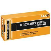 duracell industrial battery alkaline 15v aaa ref 81484523 pack 10