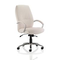 Dune White High Back Chair