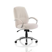 Dune White Medium Back Chair