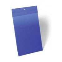 Durable A4 Portrait Neodym Magnetic Document Sleeve Dark Blue Pack of