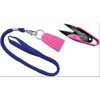 Dura Snips Squeeze-Style Thread Snips 4-3/4-Pink & Black 231761