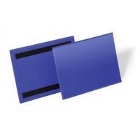 durable a5 landscape magnetic document sleeve dark blue pack of 50