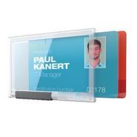 Durable Card Holder Pushbox Duo Transparent 892119
