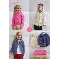 duffle jackets and sweater in stylecraft special aran 4205