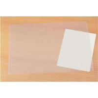 durable duraglas 500 x 650mm desk mat transparent 711319