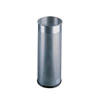 Durable 28.5 Litres Metal Round Umbrella Stand Silver 335023