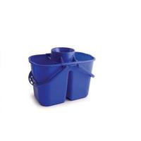 Duo Mop Bucket Colour Coded 7 and 8 Litre Section 15 Litre Blue