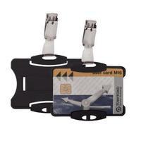 durable security pass holder black 1 x pack of 25 pass holders