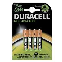 Duracell Stay Charged AAA Batteries Pack of 4 81364750