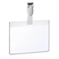 Durable 60mm x 90mm Security Badge Landscape Transparent Pack of 25