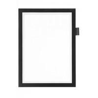 Durable DURAFRAME NOTE A4 Self Adhesive Magnetic Frame Black 499301