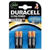 duracell aaa ultra mx2400 alkaline battery 15v pack 4 with duralock