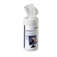 durable screenclean moist low lint cleaning wipes pre saturated tub