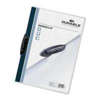 Durable Swingclip A4 Clip Folder Capacity 30 Sheets Black - 1 x Pack