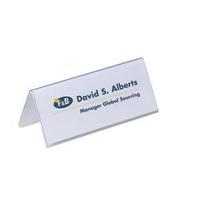 durable badge inserts for duraprint table place name holder 61 x150mm