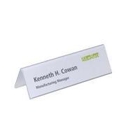 Durable Badge Inserts for Duraprint Table Place Name Holder 61x210mm -